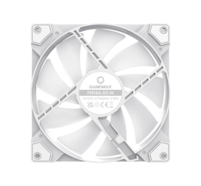 Gamemax Кулер до корпусу Gamemax FN14A-S5-W