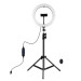 Puluz Набір блогера Puluz Ring USB LED lamp PKT3069B 10.2" + tripod 1.1 м (PKT3069B)