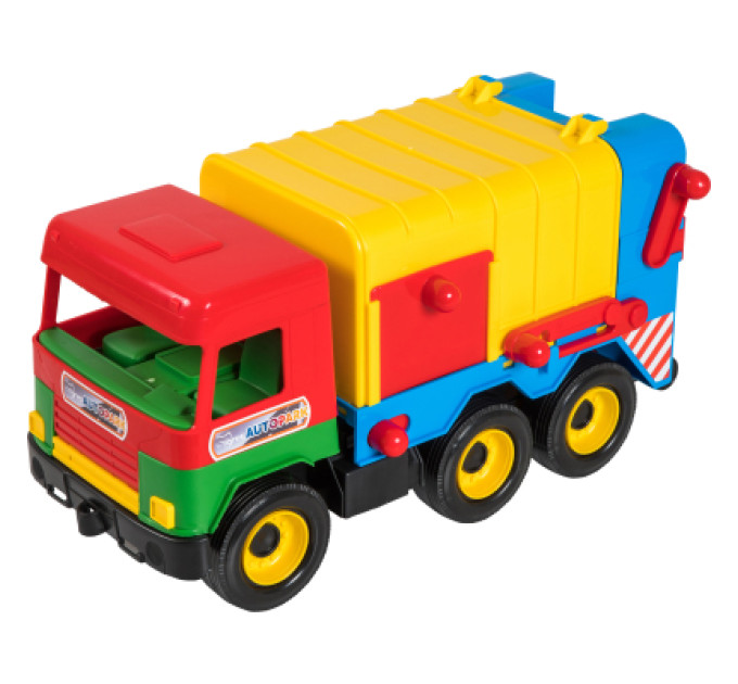 Tigres Спецтехніка Tigres "Middle truck" сміттєвоз жовтий (39224)