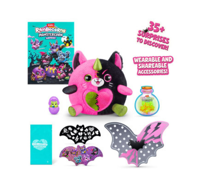 Rainbocorns М'яка іграшка Rainbocorns сюрприз A серія Monstercorn Surprise (9297A)