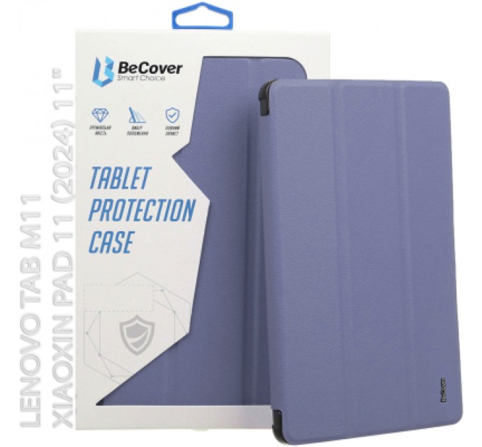 BeCover Чохол до планшета BeCover Soft Edge Lenovo Tab M11 (2024) TB-TB330FU/Xiaoxin Pad 11 (2024) 11" Purple (712544)