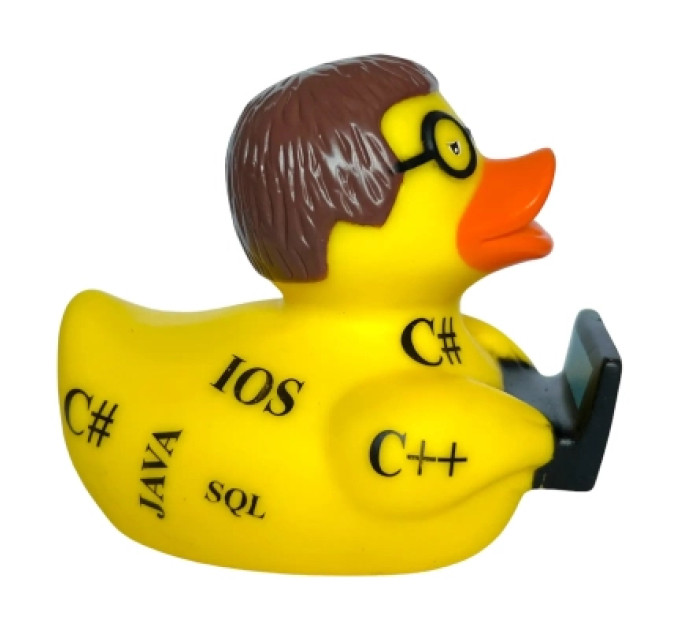 Funny Ducks Іграшка для ванної Funny Ducks Качка Програміст (1333)