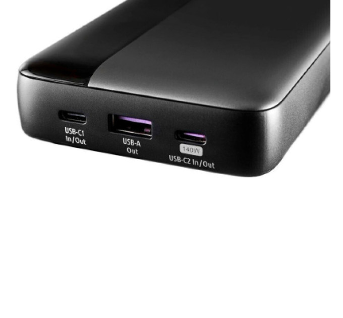 Intenso Батарея універсальна Intenso HE25000 25000mAh PD/3.1/140W + cable with a built-in E-marker chip (7350060)