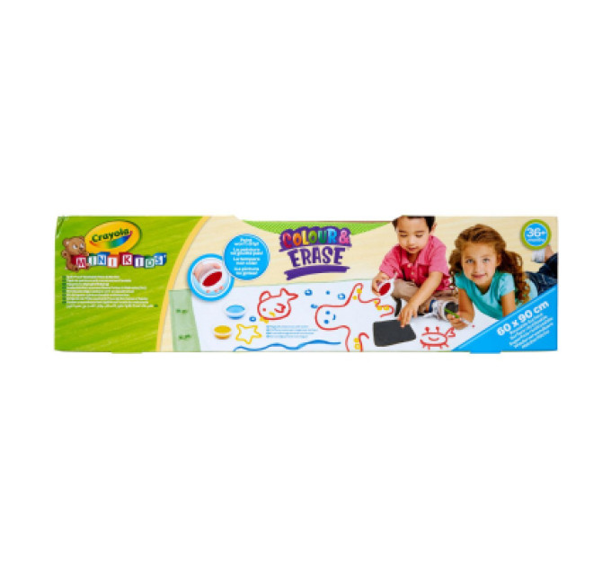 Crayola Набір для творчості Crayola Mini Kids Багаторазовий килимок для малювання, з фарбами (81-1528)