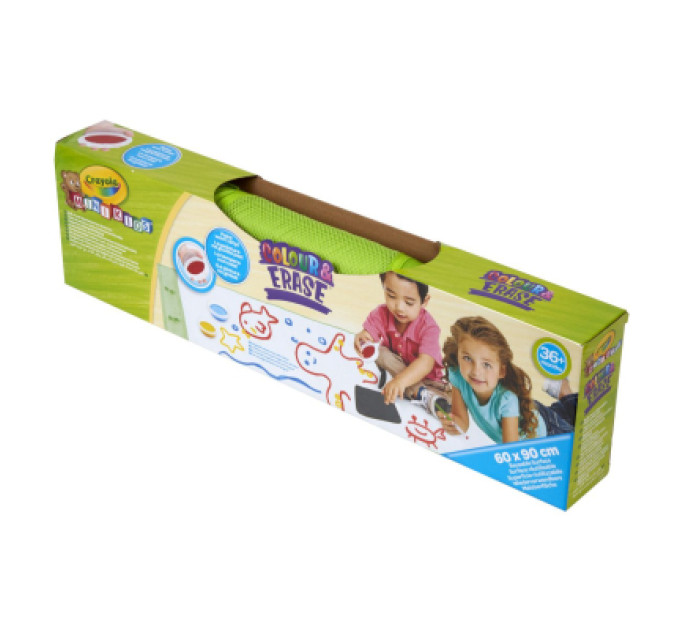 Crayola Набір для творчості Crayola Mini Kids Багаторазовий килимок для малювання, з фарбами (81-1528)