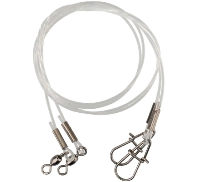 Savage Gear Повідець Savage Gear Regenerator Trace 50cm 1.0mm 25kg Swivel Needle Snap (3 шт/уп.) (1854.11.09)