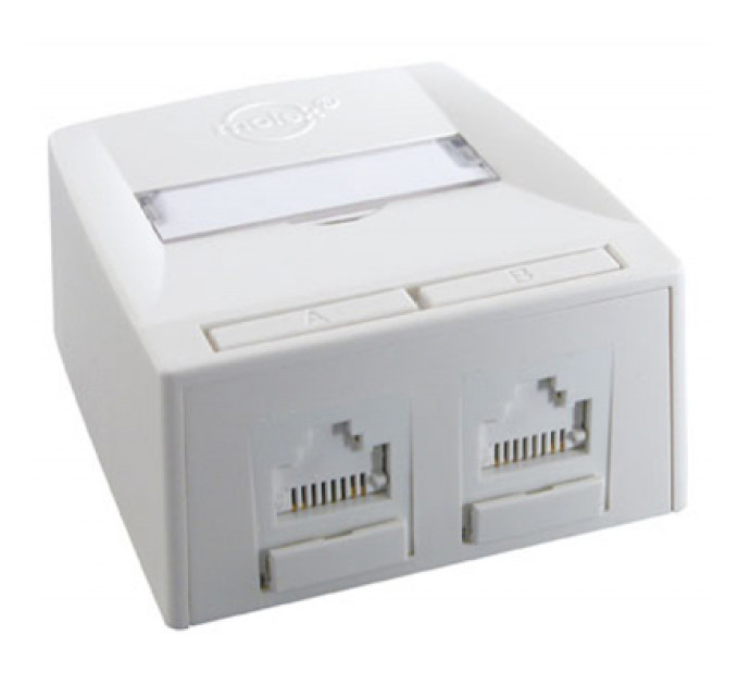 Molex Комп'ютерна розетка RJ45 x2 UTP 5e Molex (SSY-00010-02)