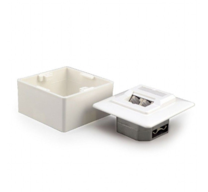 Cablexpert Розетка MWS-2S6-01, з мережевим роз'ємамі категорії 6