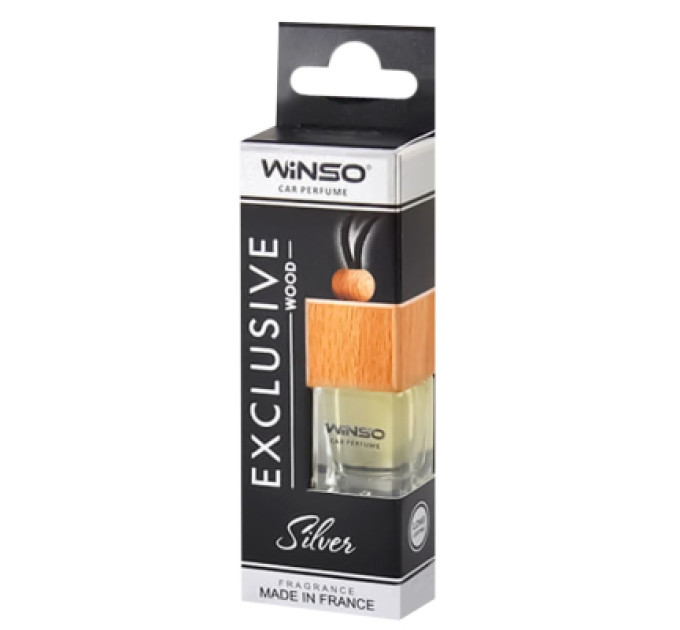 WINSO Ароматизатор для автомобіля WINSO Exclusive Wood Silver 6мл (530750)