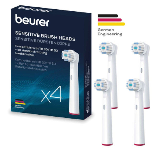 Beurer Насадка для зубної щітки Beurer Насадка TB 30/50 S 4 шт