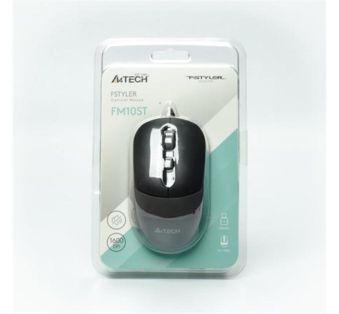 A4Tech Миша A4Tech Fstyler FM10ST (Grey), USB, колір сірий