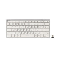 Клавіатура A4-Tech Fstyler FBX51C бездротовa, біла