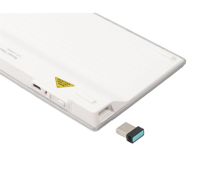 A4Tech Клавіатура A4-Tech Fstyler FBX51C бездротовa, біла