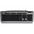 Frime Клавиатура Frime Classic Keyboard Black-Silver USB (FKBB0323)