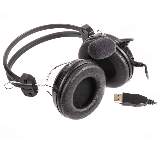 A4Tech Навушники A4-Tech HU-35  USB з мікрофоном,чорні