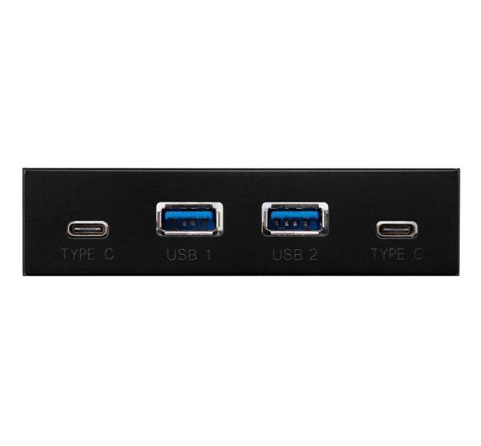 Frime USB-хаб Frime USB 3.1 2 x type A & 2 x type C VL820 Black (ECF-FP2xTA&2xTC.32)