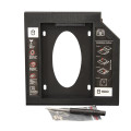 Frime Переходник Frime для установки 2.5" SSD/HDD в отсек привода 12.7мм Black (FHDC127P)