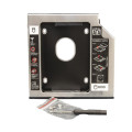 Frime Переходник Frime для установки 2.5" SSD/HDD в отсек привода 12.7мм Black/Silver (FHDC127M)