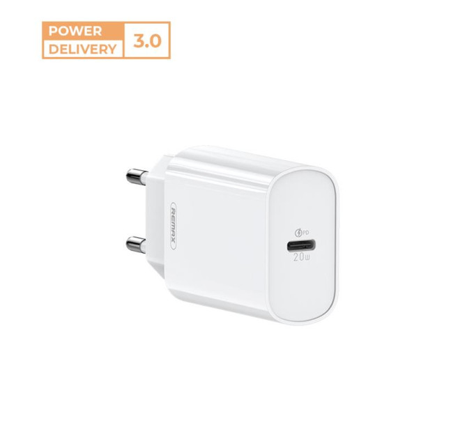 Remax Сетевое зарядное устройство Remax Jane Series 20W RP-U70 W (1USB 3А) White