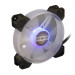 Frime Вентилятор Frime Iris LED Fan Mid RGB HUB (FLF-HB120MRGBHUB8), 120х120х25 мм, 6-pin, Black