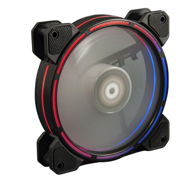 Frime Вентилятор Frime Iris LED Fan Think Ring RGB HUB (FLF-HB120TRRGBHUB16), 120х120х25 мм, 6-pin, Black