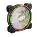 Frime Вентилятор Frime Iris LED Fan Think Ring RGB HUB (FLF-HB120TRRGBHUB16), 120х120х25 мм, 6-pin, Black