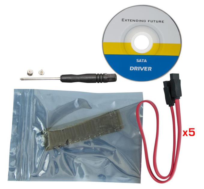 Frime Контролер Frime (ECF-M2.Mto5SATAIII) M2-5хSata III