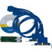 Frime Плата розширення Frime (ECF-M2.M&Bto4USB3) M2-4xUSB3.0, NEC720201