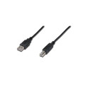 Digitus Кабель для принтера USB 2.0 AM/BM 1.8m Digitus (AK-300102-018-S)