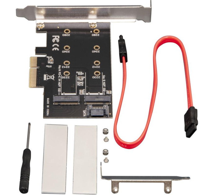 Frime Контролер Frime (ECF-PCIEtoSSD001.LP) PCI-E-M.2 (B&M Key) NGFF