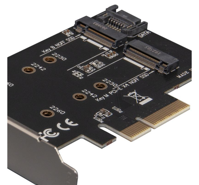 Frime Контролер Frime (ECF-PCIEtoSSD001.LP) PCI-E-M.2 (B&M Key) NGFF
