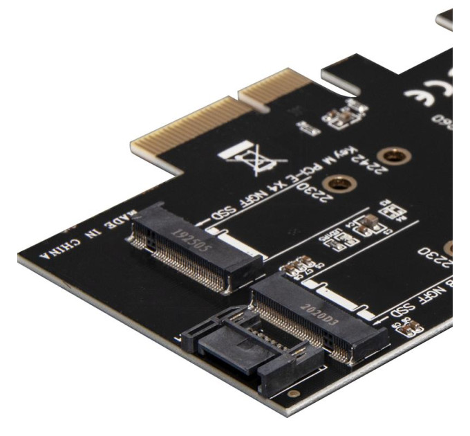Frime Контролер Frime (ECF-PCIEtoSSD001.LP) PCI-E-M.2 (B&M Key) NGFF