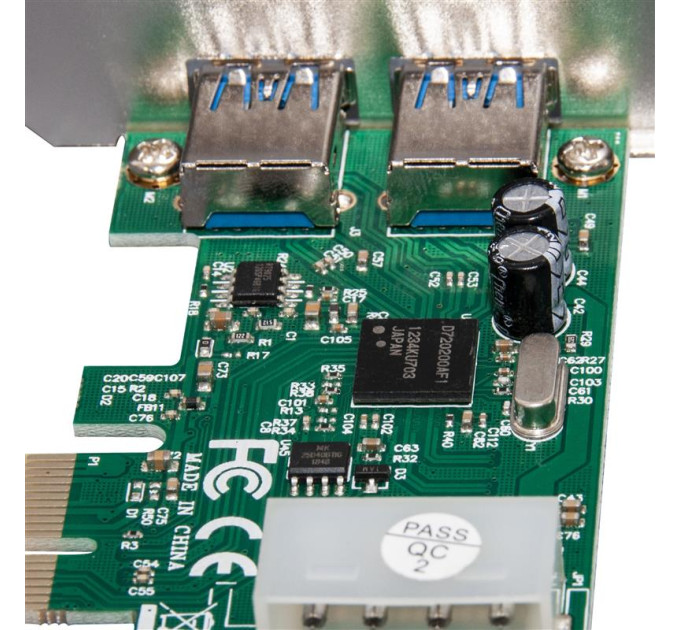 Frime Контролер Frime NEC720200F1 (ECF-PCIEtoUSB003.LP) PCI-E-2xUSB3.0