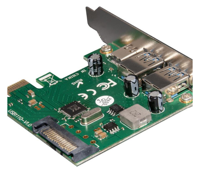 Frime Контролер Frime NEC720202 (ECF-PCIEtoUSB007.LP) PCI-E-2xUSB3.0+USB3.0 Type-C