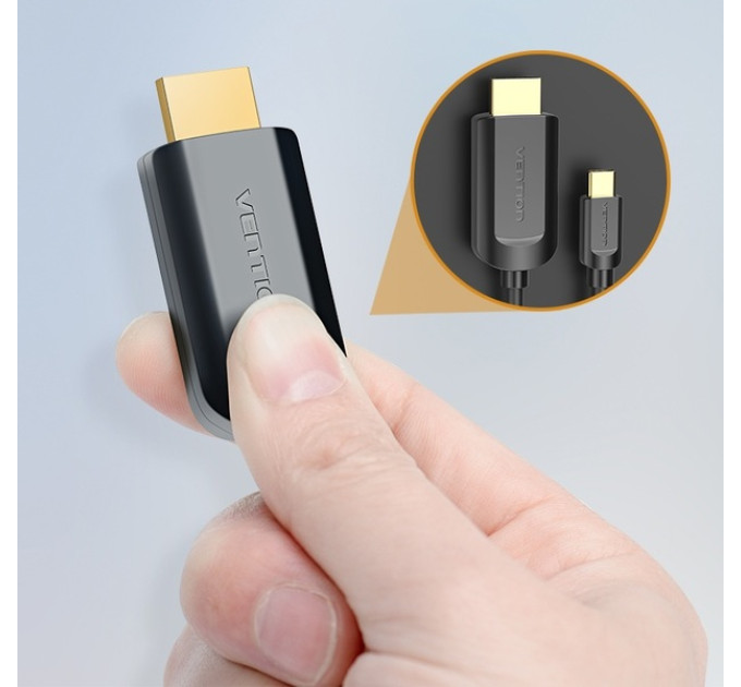 Vention Адаптер-кабель Vention USB Type-C - HDMI (M/M), 2 м, Black (CGUBH)
