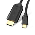 Vention Адаптер-кабель Vention USB Type-C - HDMI (M/M), 2 м, Black (CGUBH)