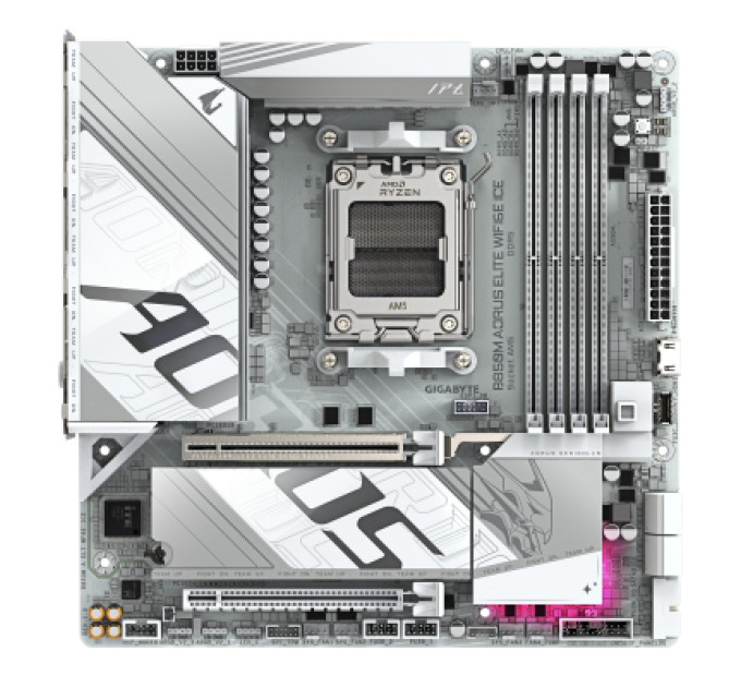 GIGABYTE Материнська плата GIGABYTE B850M A ELT WF6E ICE (B850M AORUS ELITE WIFI6E ICE)