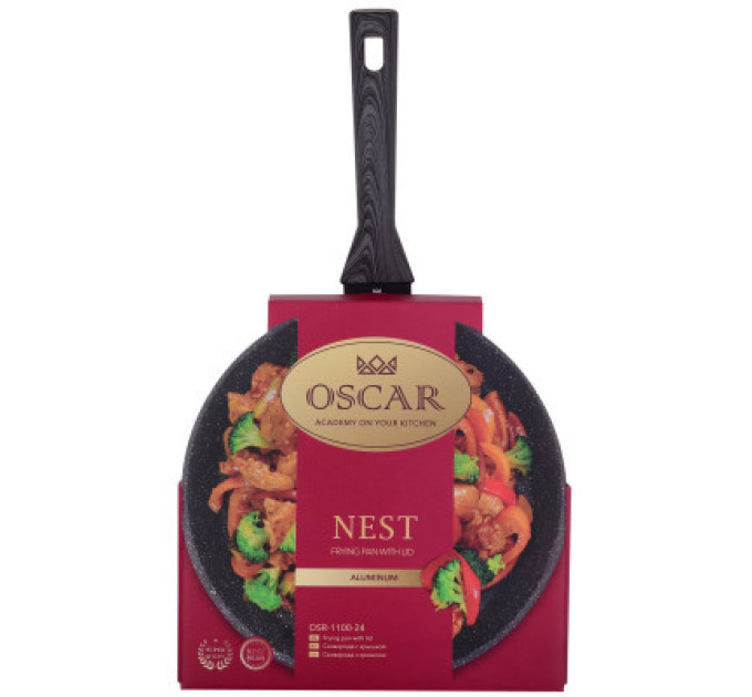 Oscar Сковорода Oscar Nest з кришкою 24 см (OSR-1100-24)