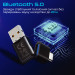 Promate Bluetooth-адаптер аудіо Promate BlueLink Bluetooth 5.0 Black (bluelink.black)