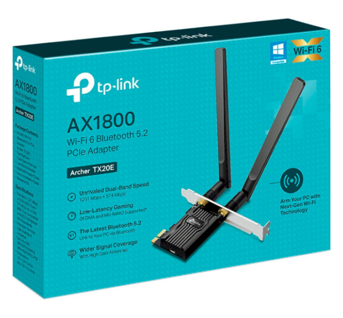 TP-Link PCIe адаптер, Archer TX20E TP-LINK