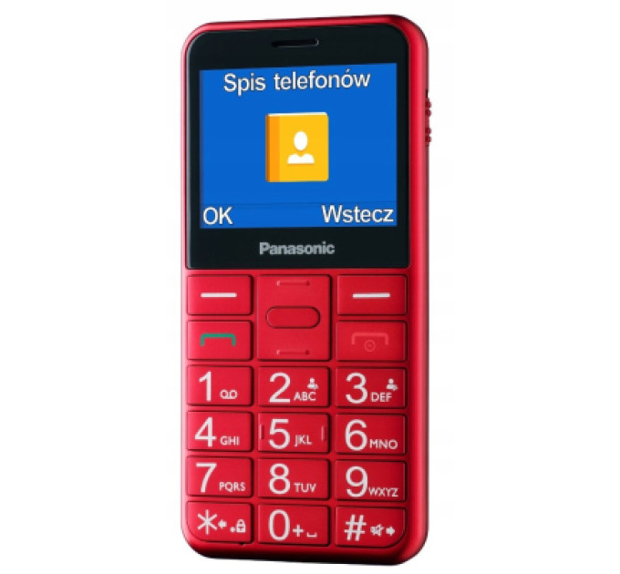 Panasonic Мобільний телефон Panasonic KX-TU155 Red (KX-TU155EXRN)