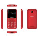 Panasonic Мобільний телефон Panasonic KX-TU155 Red (KX-TU155EXRN)