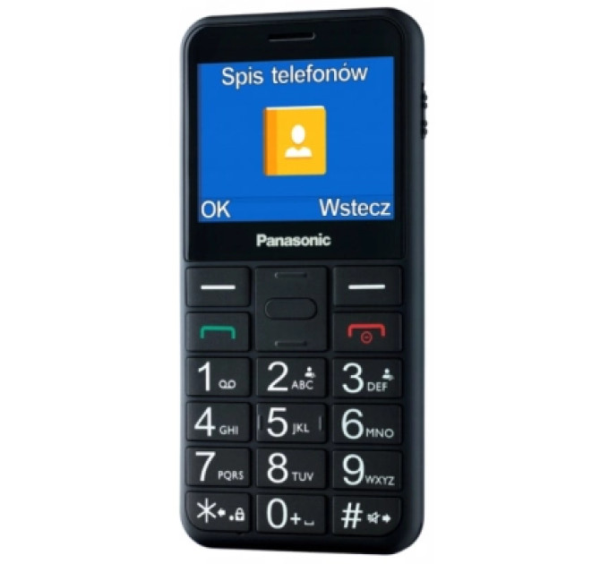 Panasonic Мобільний телефон Panasonic KX-TU155 Black (KX-TU155EXBN)