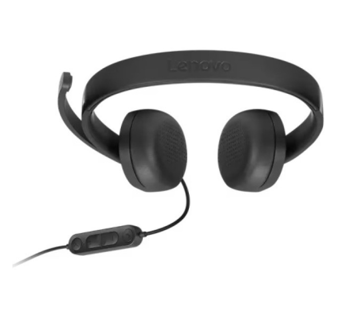 LENOVO Навушники Lenovo USB-A Wired Stereo Headset Gen 2 Black (4XD1P83425)
