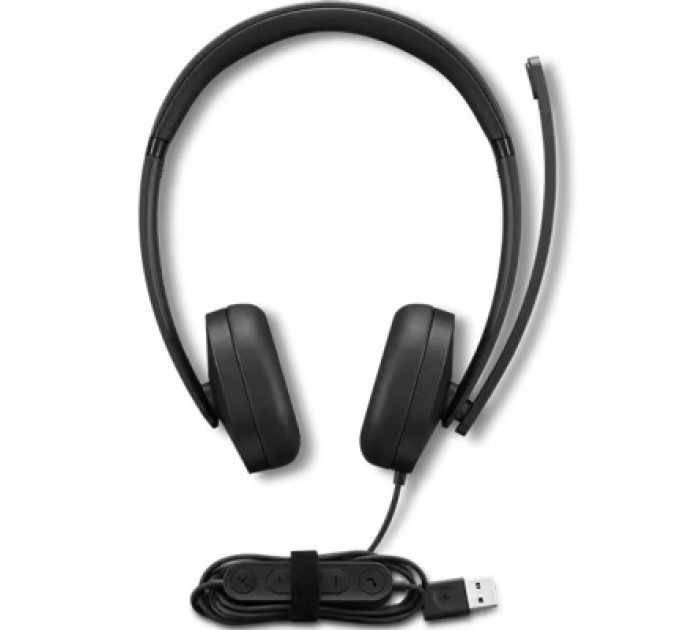 LENOVO Навушники Lenovo USB-A Wired Stereo Headset Gen 2 Black (4XD1P83425)