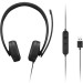 LENOVO Навушники Lenovo USB-A Wired Stereo Headset Gen 2 Black (4XD1P83425)
