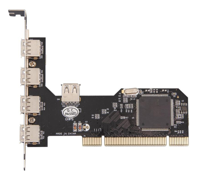 Frime Контролер Frime NEC720201 (ECF-PCItoUSB002) PCI-USB2.0(4+1)