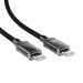 Acefast Дата кабель USB-C to USB-C 1.2m 60W stainless steel C12-03 Black Acefast (6974316283317)