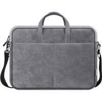Сумка для ноутбука Defender 15.6" Solid PU gray (26088)