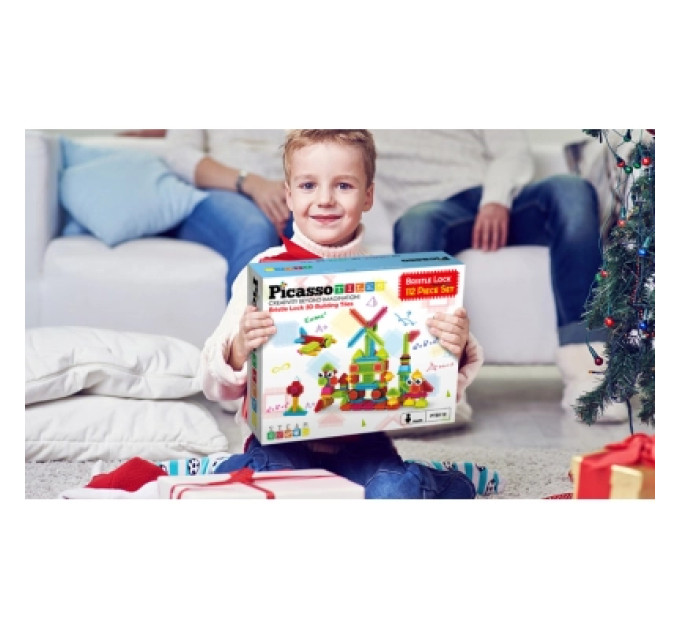 Picasso Конструктор Picasso Tiles Hedgehog Building Blocks Set 112 деталей (817338022631)